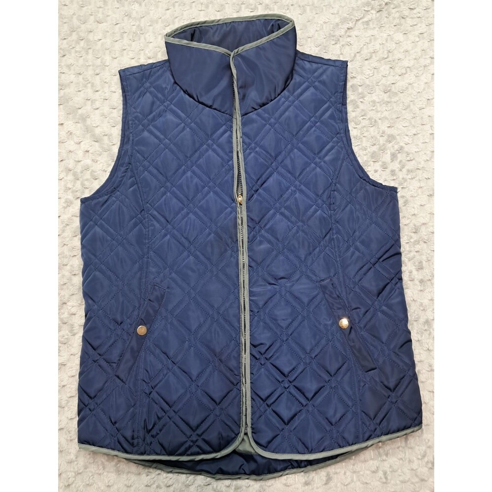 Lincoln Outfitters Puffer Vest Womens Large Cozy Quilted Full Zip Up Pockets